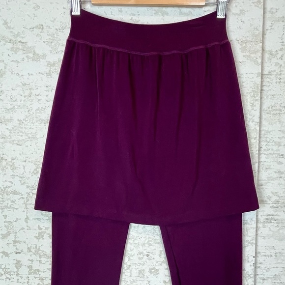 Angelina Skirt Legging Combo Merlot Maroon Color Size Large - Picture 2 of 15